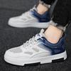 Mesh Color Matching Breathable Comfortable Flat Men'S Board Shoes Work Leisure Sports Low-Top Trendy Men'S Shoes