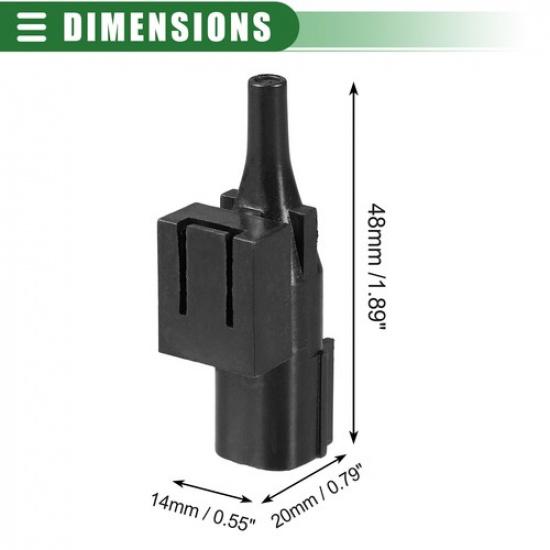 Pack(1) Outside Ambient Air Temperature Sensor Black For Honda Pilot 2016-