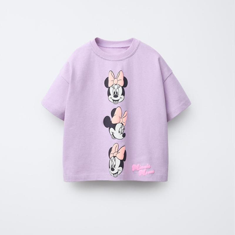 Cute T-shirt Printing Tees For 0-7Age Child New Short Sleeve Summer Clothing Cartoon Fashion Versatile Base Shirt Toddler Wear