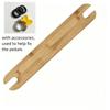 Natural Bamboo Toddler Dining Chair Pedal Non-Slip High Chair Accessory High Chair Footrest  Indoor