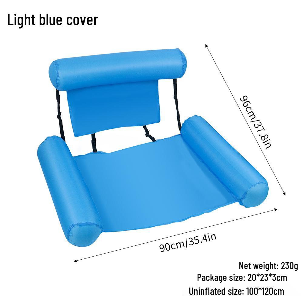 Triple-Tube Inflatable Water Hammock - Adult Folding Float Bed