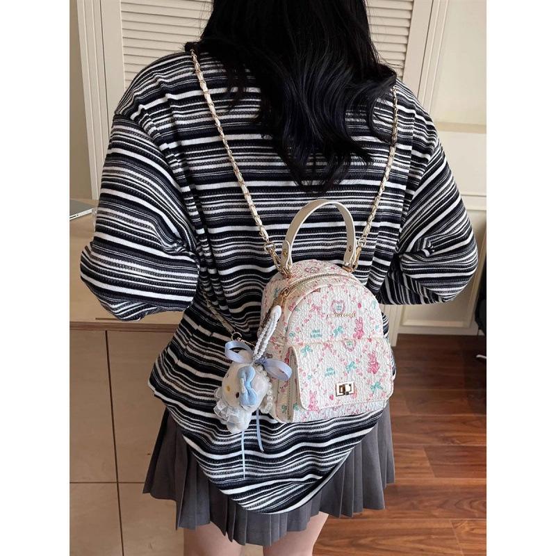 Women's Trendy Floral Lightweight Backpack - Cute, Small, Fashionable, High-End Design
