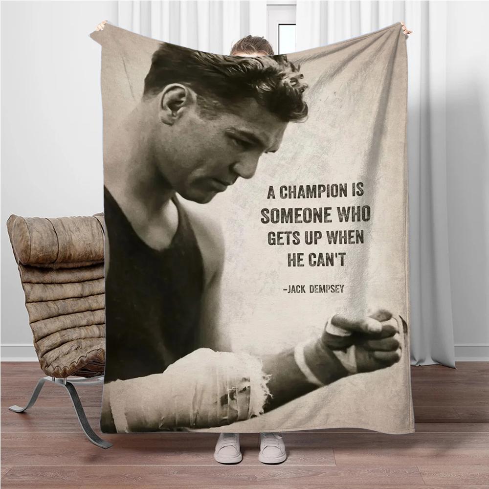 1pc Inspirational Success Lion Classic Blanket Fluffy Children and Adults Sofa Plush Bedspread Throw Lunch Blanket for Sofa Bed