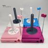 Crochet Hook Caddy Multi-Functional Yarn Holder Spinner with Phone Stand Detachable Spool Knitting Needle Storage Organizer Box Portable for