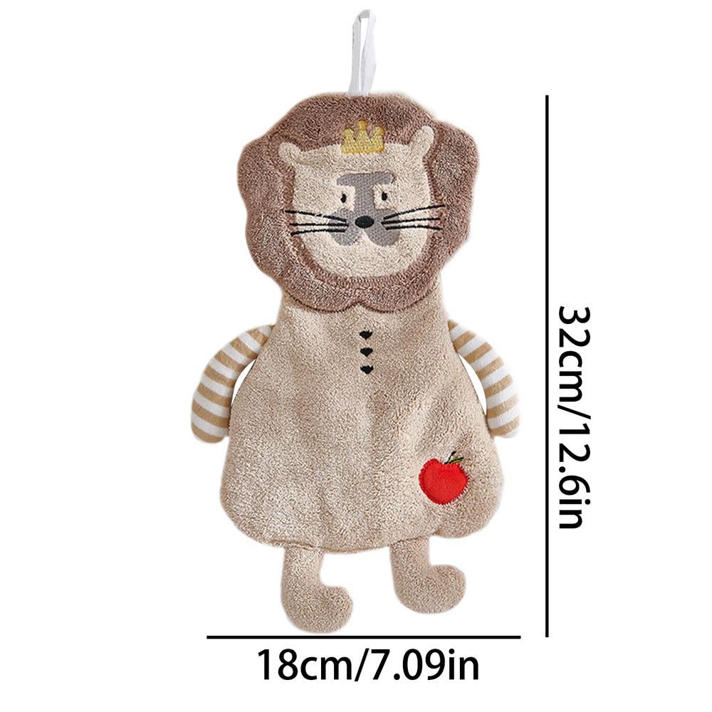 

Полотенца для рук с петлями для подвешивания, полотенца для сушки с рисунком животных, полотенца для рук, полотенца для ванной комнаты, кухонные полотенца для ванной комнаты