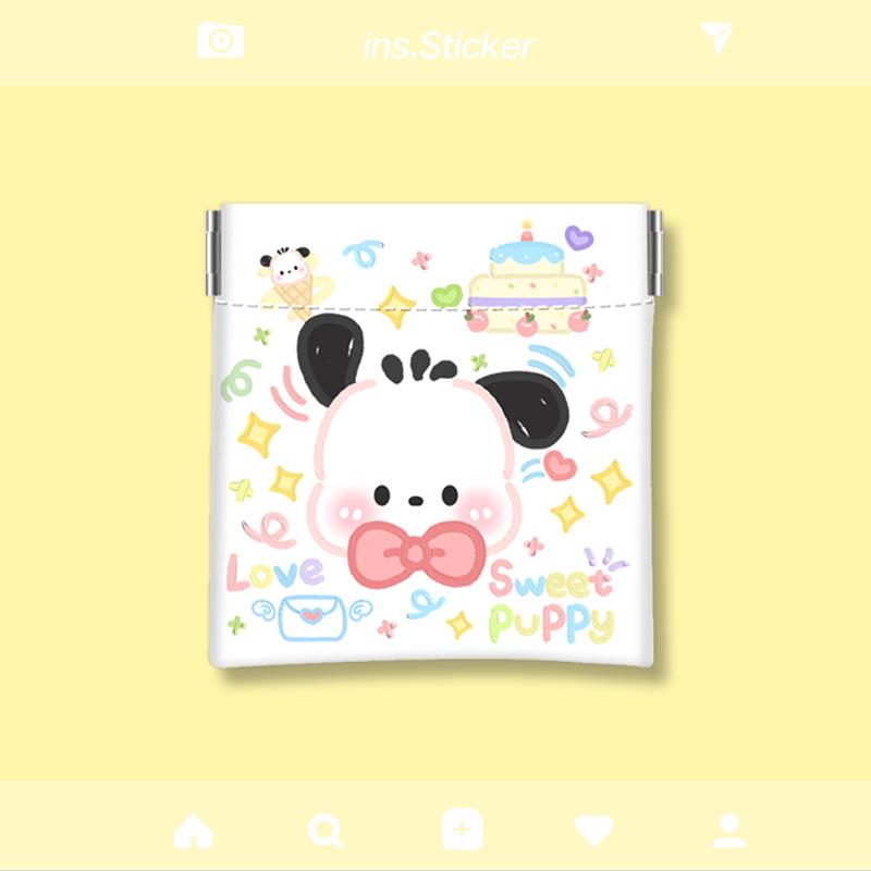 Chic Snap Closure Makeup Bag: Compact Lipstick Organizer & Earphone Pouch