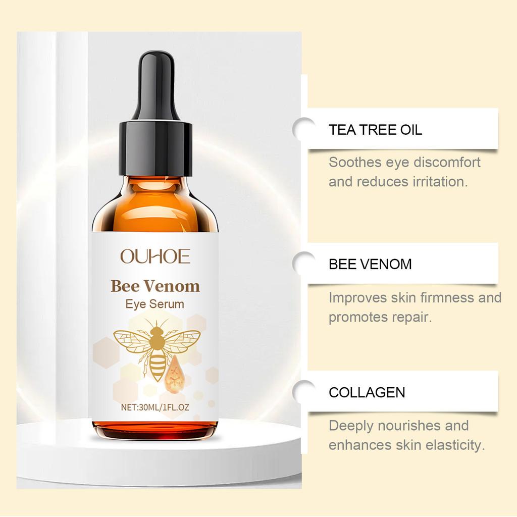 Ouhoe Bee Venom Eye Serum Gentle Moisturizing Nourishing Daily Skin Care Essence 30ml For Premium Beauty Routine