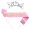 European and American Fashion Retirement Party Headband and Waist Belt Set