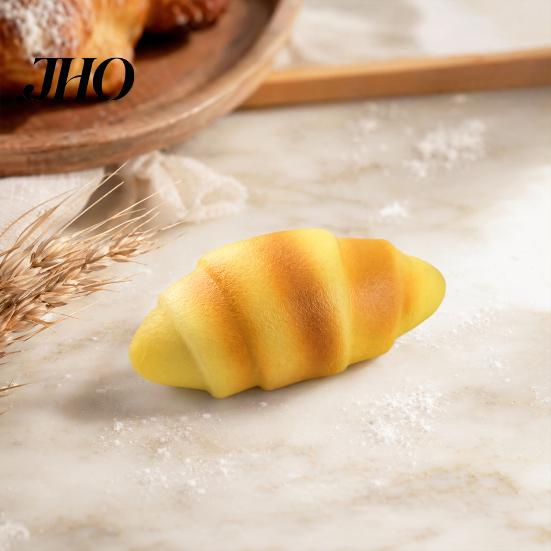 Croissant Stress Toy Relief Squeeze Toy, Simulated Bread Sensory Fidget Realistic Home Office Worker Relaxation Desk Ball