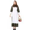 M L XL Womens Halloween Long Dress Maid Costume Beer Festival Cosplay Party Outfit