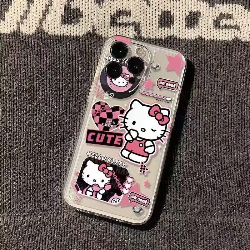 

Чехол для телефона Sanrio Hello Kitty для iPhone 12-16 Pro Max (Девичий стиль) Apple 16 PRO MAX