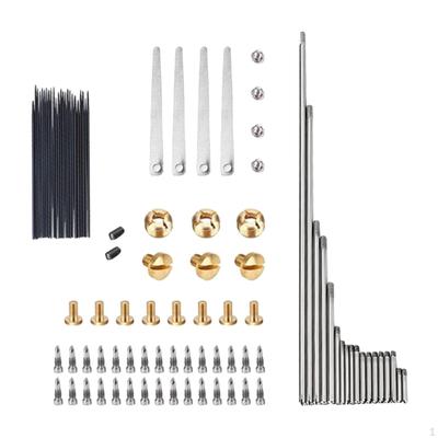 ערכות תחזוקה לסקסופון אלט אביזרי סקסופון ברגי ראש עגול ממתכת חזקים החלפה תיקון