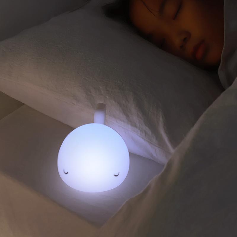Mini Silicone Light Waterproof Bath Toy Light Bedroom Children's Sleep Light