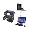 Controller Charger Stand With Led Indicator Dual Usb Charging Docking Station Compatible For PS4 Pro/PS4