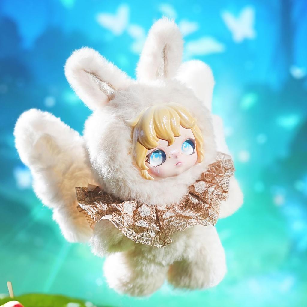 ICY Fortune Days Blind Box Snow Whisper Plush Toy Approximately 17cm Tall Made of and ABS Painted Gift (1 Box) Polyester, PVC,