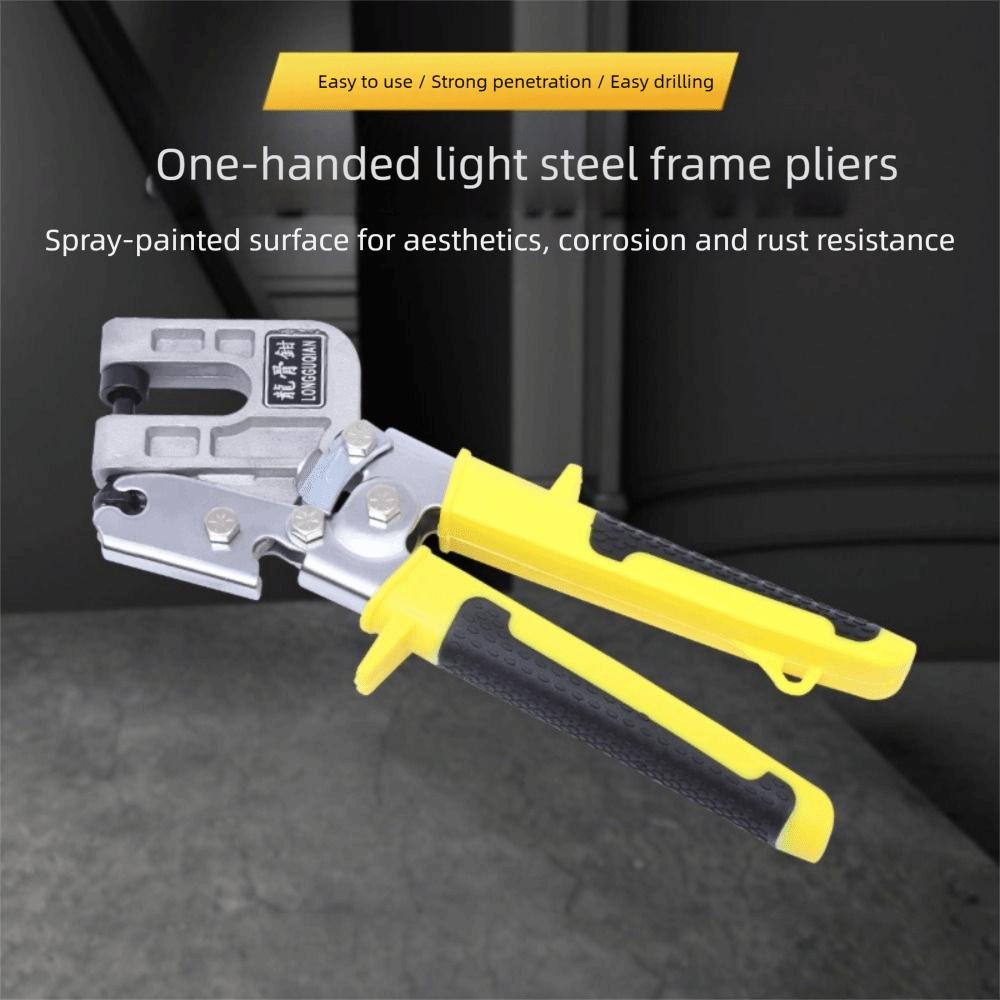 Keel Clamp Keel Pliers Zinc Zinc Alloy Steel Punching Pliers Multi-functional Rivet-free Pliers Ceiling