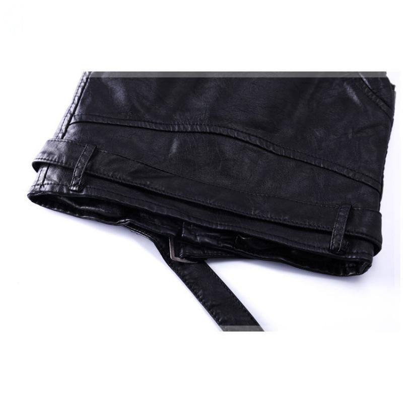 Kinderweste für Jungen Weste Jacke Frühling Herbst Einfarbig Kinderweste Junge PU-Leder Ärmellos Oberbekleidung Kleidung