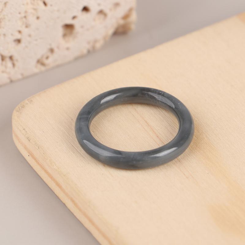 

Невыцветающее вегетарианское кольцо с имитацией нефрита, тонкое кольцо для женщин, винтажные украшения, аксессуары для девочек, подарки серый