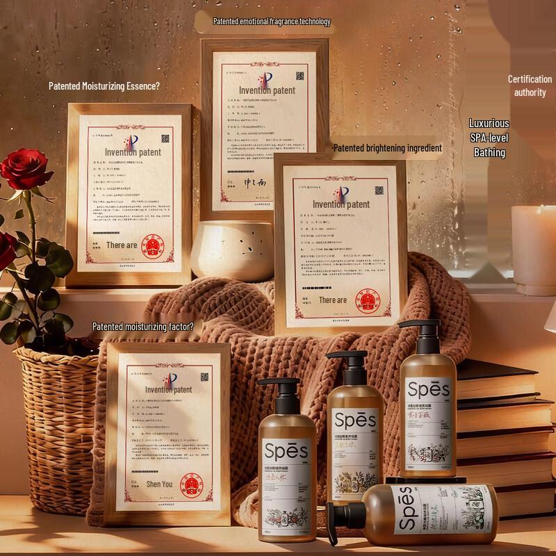 Spēs Night Rose Essential Oil Shower Gel