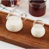 123Arts 4pcs Mini Glass Pitchers, 2oz Creamer and Milk Jugs, Sauce Serving Containers