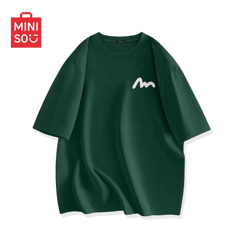 MINISO Men's Pure Cotton Printed T-Shirt