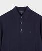 BROOKS BROTHERS Merino Wool Logo Polo Sweater (Navy) (Bbwtmnf301)