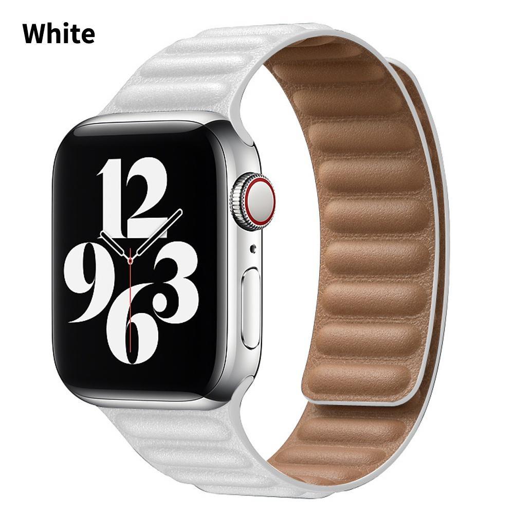 2023 New Link For Apple Watch Band 49mm 44mm 40mm 41mm 45mm 42mm 38mm Magnetic Loop Bracelet iWatch Series 3 5 4 SE 6 7 8 Ultra 49mm  Strap