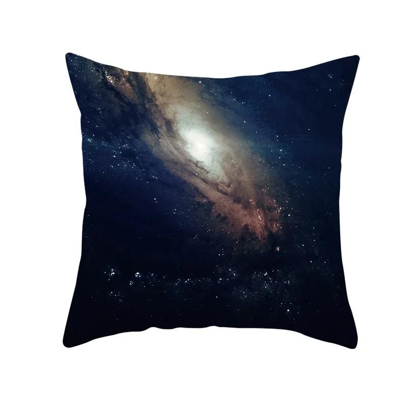 Space Science Fiction Black Hole Pattern Cushion Cover for Home Living Room Sofa Bedroom Decorative Pillowcase