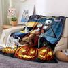 Nightmare Before Christmas Flannel Blanket Throw Blanket Soft Warm Sofa Bed Camping Home Decor Unique Christmas Gift C9211552