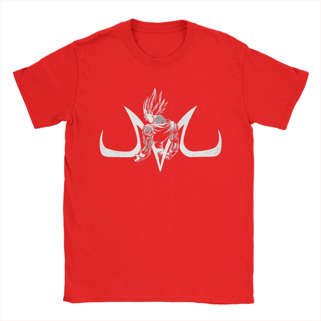 Mens Vegetas Dragon Ball Z T Shirts Pure Cotton Clothes Novelty Short Sleeve Round Collar Tees Plus Size TShirts
