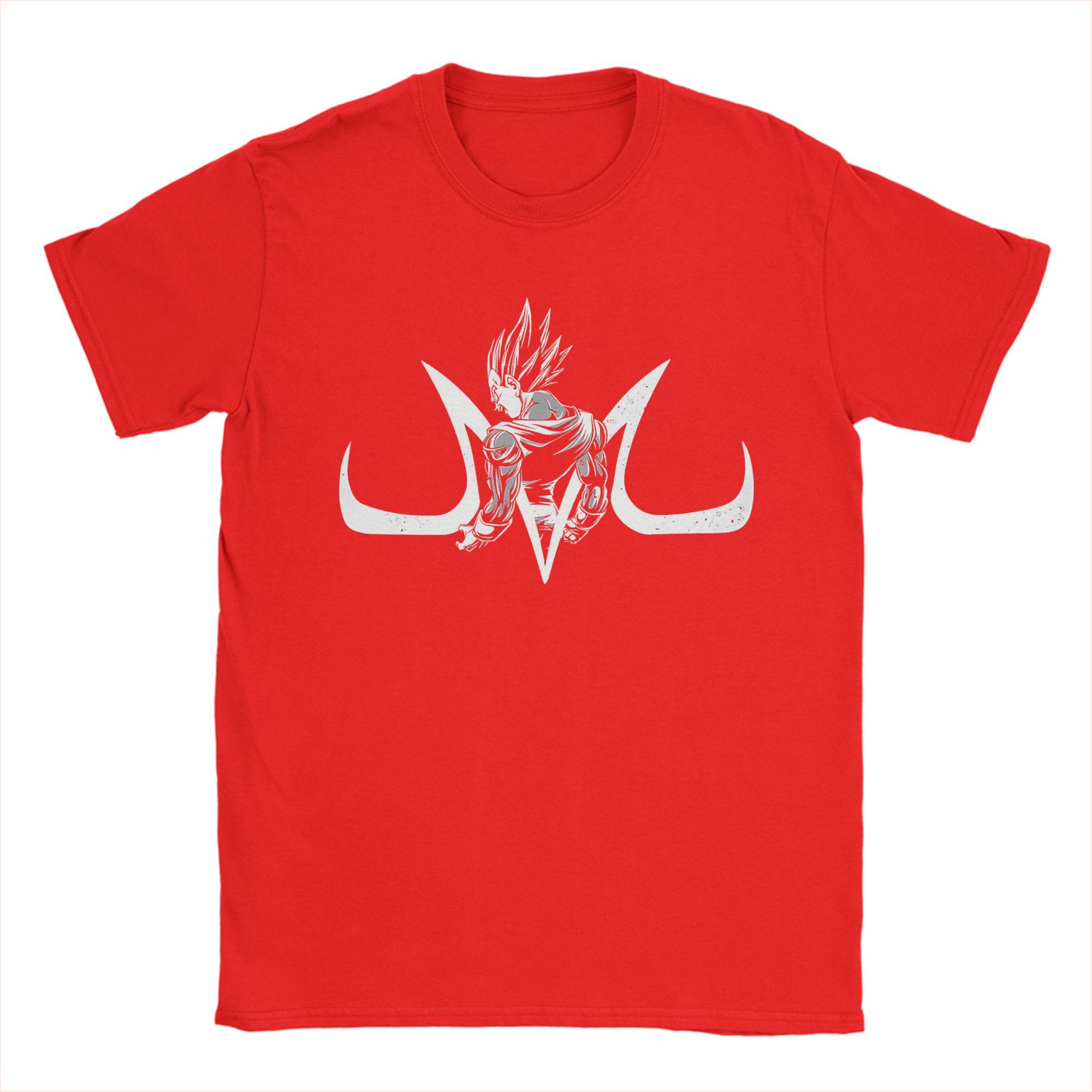 

Mens Vegetas Dragon Ball Z T Shirts Pure Cotton Clothes Novelty Short Sleeve Round Collar Tees Plus Size TShirts M