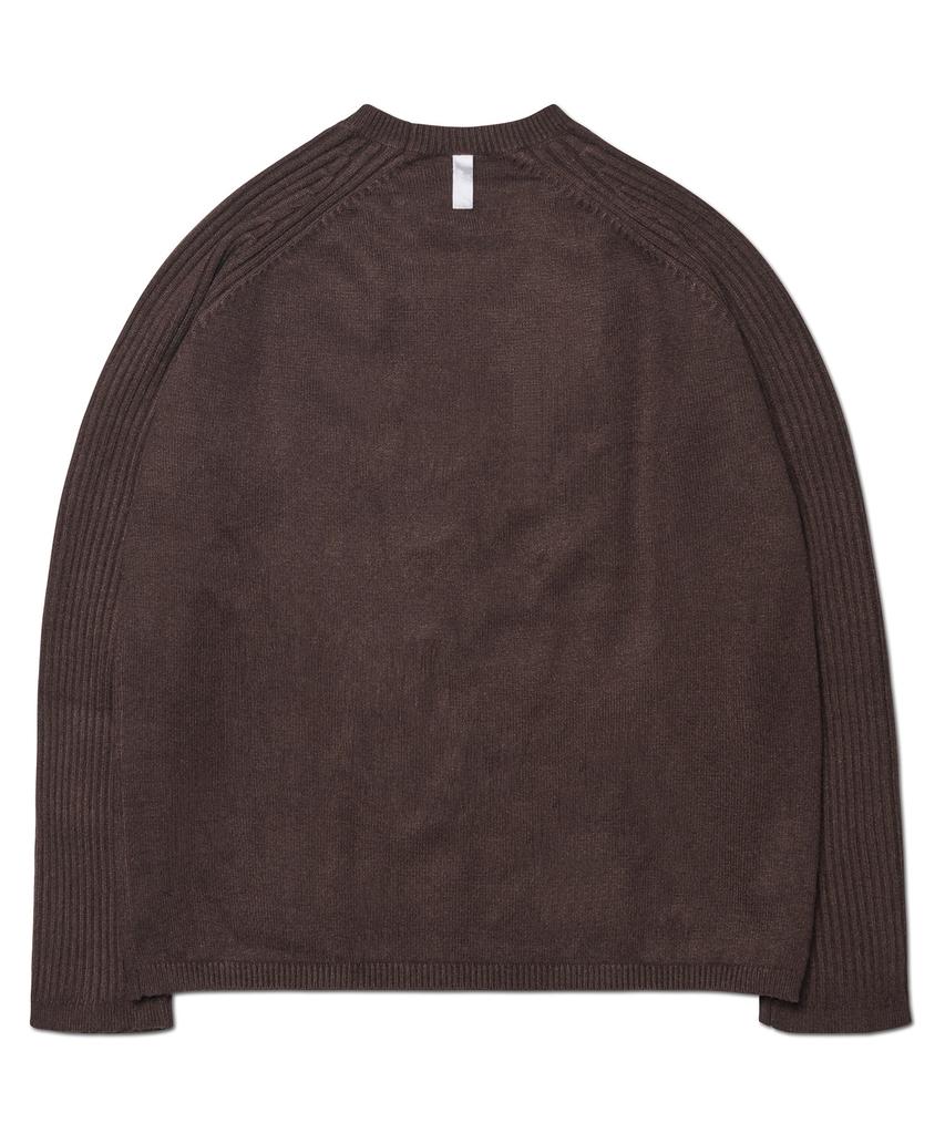 Nomaenyueol Double Echo Wool Knit - Brown