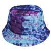 Europejsko-Amerykański Kapelusz Bucket Tie-Dye Chroniący Przed Słońcem: Dwustronny Design Graffiti dla Mężczyzn i Kobiet