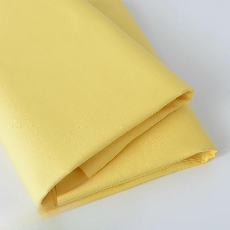 Wide 140cm Cotton Poplin Fabric Solid Color White Red Black for Sewing Accessories Quilting Patchwork Handmade 100/300/500cm