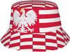 Sombrero de Cubo Bandera de Polonia Vintage para Mujeres Hombres Unisex Gorra de Sol Plegable para Exteriores Sombrero de Pescador Polaco Ropa para la Cabeza