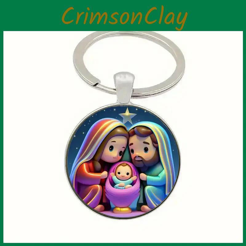 Keyring Modern European Key Holder With Silver Finish For Universal Storage Key