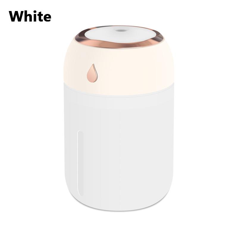 Portable Mini USB Ultrasonic Humidifier Two Mist Modes Color LED Night Light Silent Air Moisturizer for Vehicle Bedroom Office