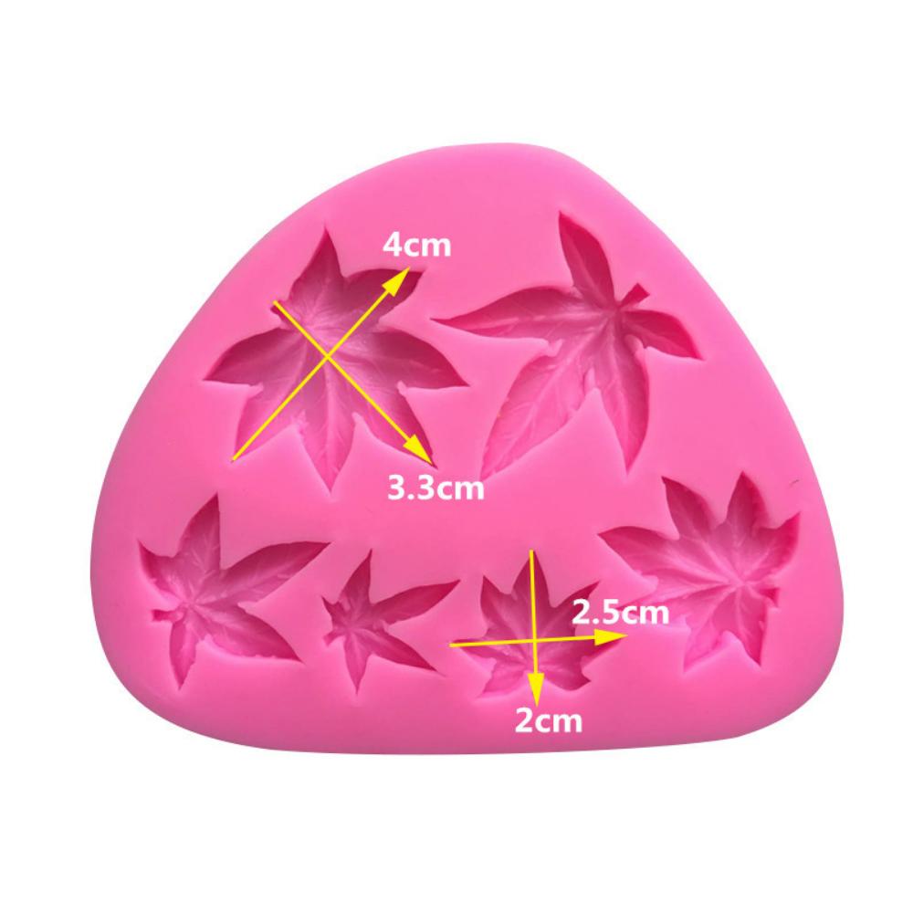 Blatt Ahornblatt Fondant Schokolade Modellierung Silikonform Fondantform Zucker Kunstform