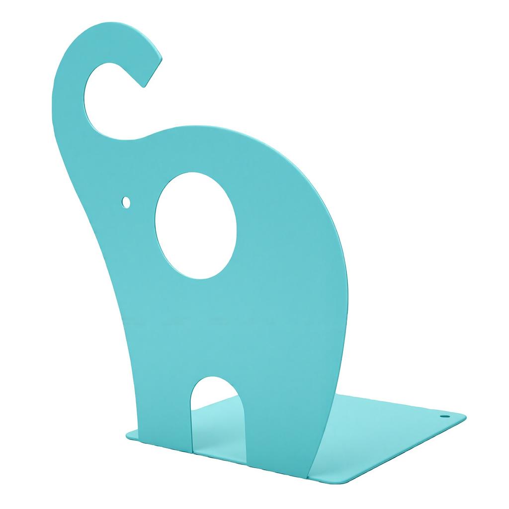 1 Paar Metalen Boekensteunen Schattige Olifant Antislip Boekstopper voor Ordners Kleine Notitieboekjes Fotoalbums