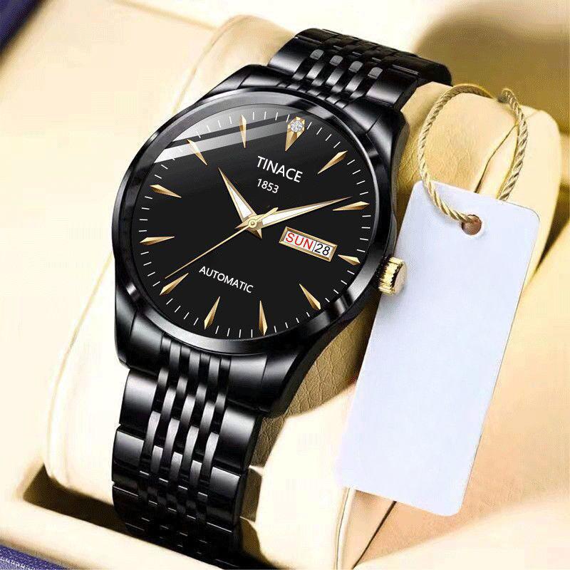 Мужские часы Мужские автоматические немеханические часы со стальным ремешком Мужские часы деловые водонепроницаемые кварцевые часы minimum
