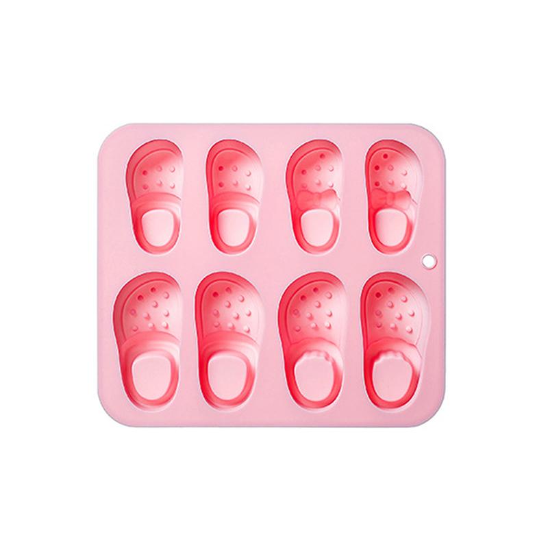 

Силиконовая форма на 8 ячеек, тема Обувь , для мастики, конфет, шоколада, летнего фаджа, ледяная решетка, силиконовая форма для торта розовый
