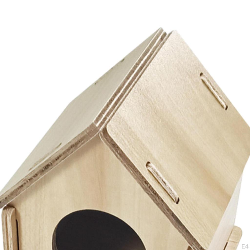 Wooden Hamster House - Perfect Hideaway for Small Pets