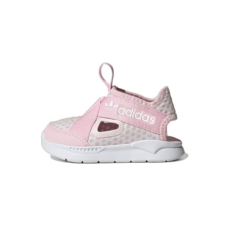 Adidas Originals 360 Sandals Comfortable Versatile Non-Slip Shock Absorbing Durable Mid-Top Kids Sandals Baby Sandals Pink White FZ5620