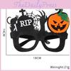 Halloween Eyeglasses With Spider Web And Zombie Head Cartoon Style Various Colors
