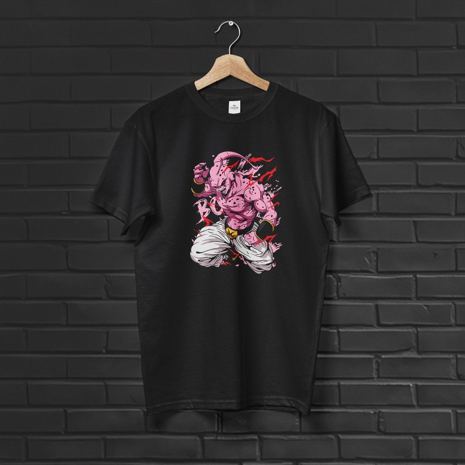 Kid Buu T-Shirt, DBZ Villain Graphic Tee, DBZ Anime Manga Shirt S