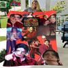 Calda Moda Pop Star M-Michael Jackson Coperta in Flanella per Adulti e Bambini Decorazione Divano Letto Coperta Portatile Regalo