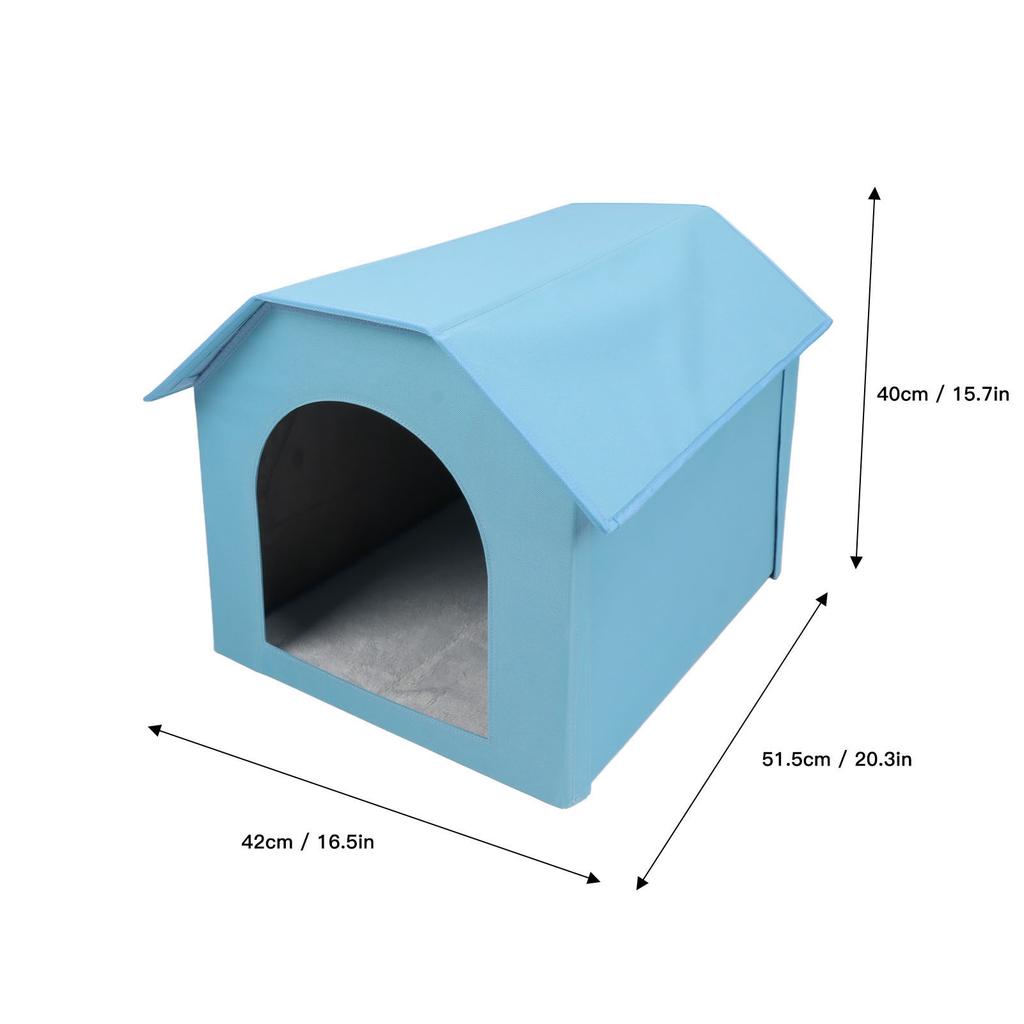 Cat Indoor Outdoor Pet House Foldable Waterproof Doghouse Cat House Large Pet House for Small to Medium Sized Dogs Cats