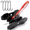 Quick Ratchet Brake Piston Wrench Extender 360° Rotating Caliper Tool with 4 Hooks Universal Auto Repair Tool