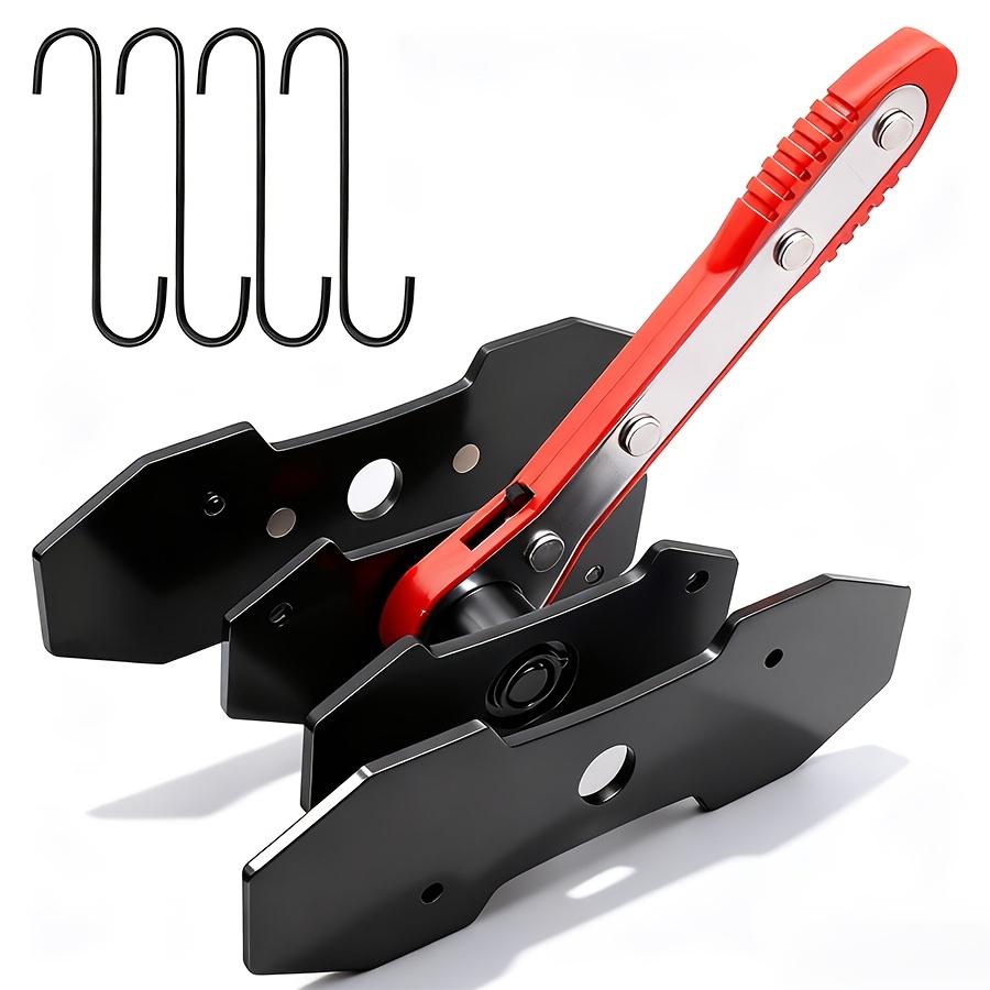 Quick Ratchet Brake Piston Wrench Extender 360° Rotating Caliper Tool with 4 Hooks Universal Auto Repair Tool