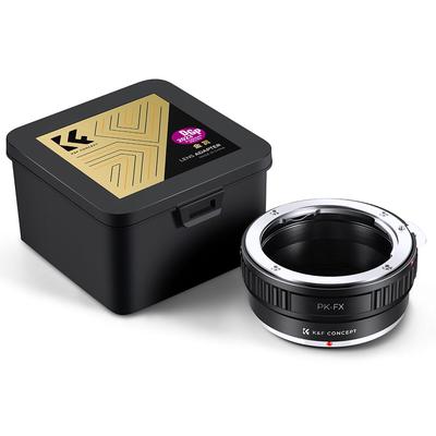 CONCEPT Mount Adapter for Pentax Lenses To Fujifilm FX and Compatible with and Includes a Mount Adapter Ring for Infinity Direct from the K&F PK-FX
